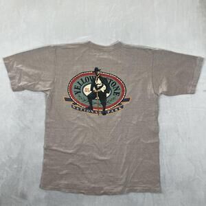Vintage Yellowstone National Park Graphic Shirt Mens XL Beige SDI Made USA 1990s